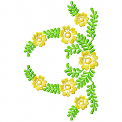 Flowers And Tree Embroidery Design 3 Flowers And Tree Embroidery Design 3